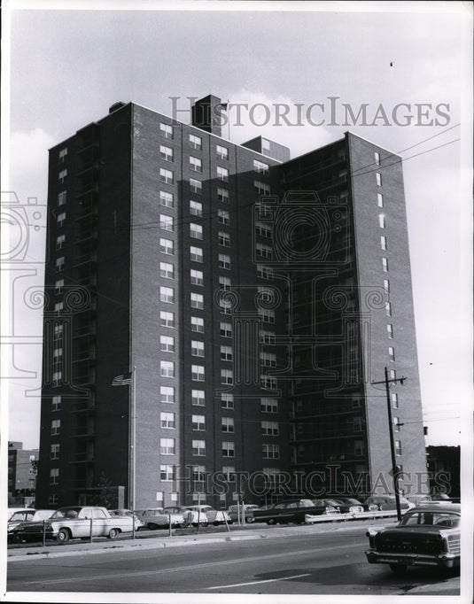 1963 Press Photo Ansel and Hough Apartment - Historic Images