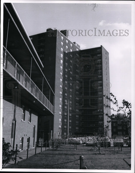 1963 Press Photo Ansel and Hough Apartments - cvo00562 - Historic Images