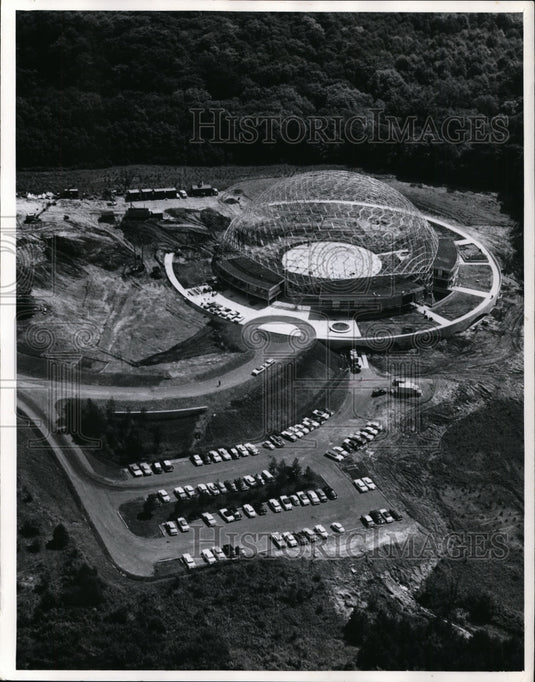 1959 Press Photo American Society for Metals Geodesic Dome - Historic Images