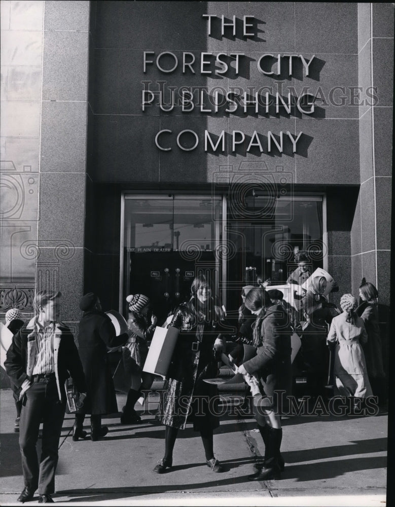 1971 Press Photo The Forest City Publishing Company building - Historic Images