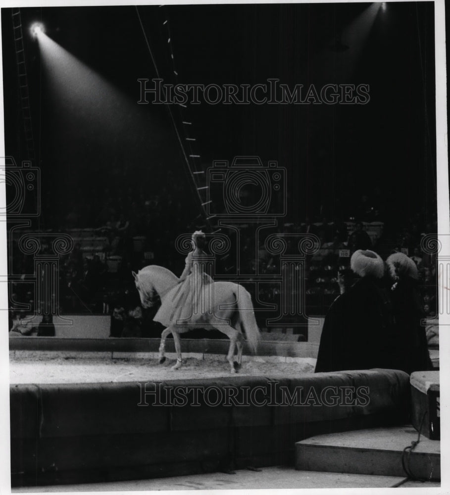 1967 Press Photo Moscow Circus-Dserassa Tuganova - cvo00728 - Historic Images