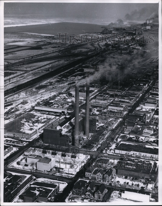 1970 Press Photo Cleveland Electric Illuminating Company E 18th St. Station - Historic Images
