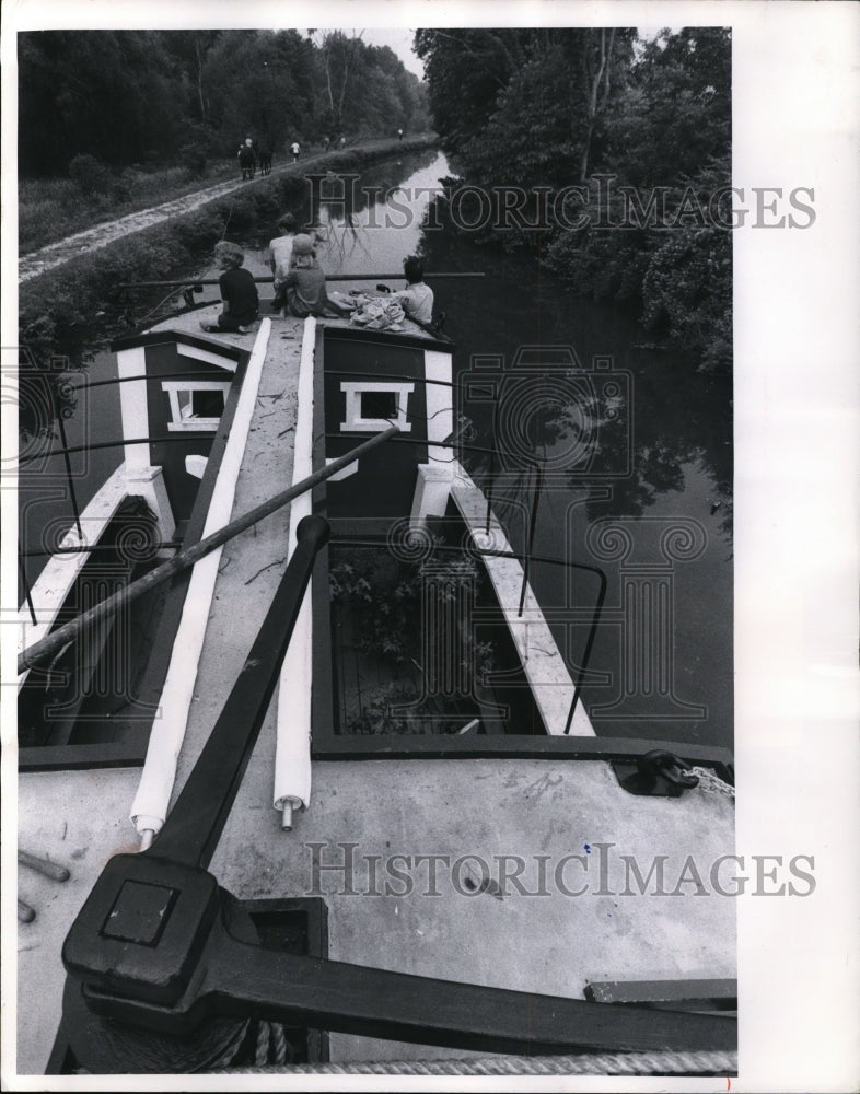 1970 Press Photo Erie Canal Ohio-trial run - Historic Images