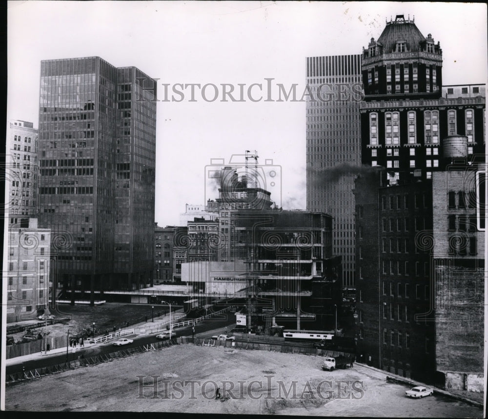 1964 Press Photo Charles Center-Urban Renewal Baltimore, Maryland - Historic Images