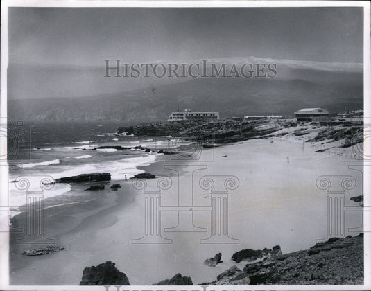 1967 Press Photo Anzio Italy aerial view - Historic Images