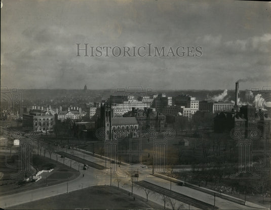 1931 Press Photo The University Hospital Group including New Lakeside Hospital - Historic Images