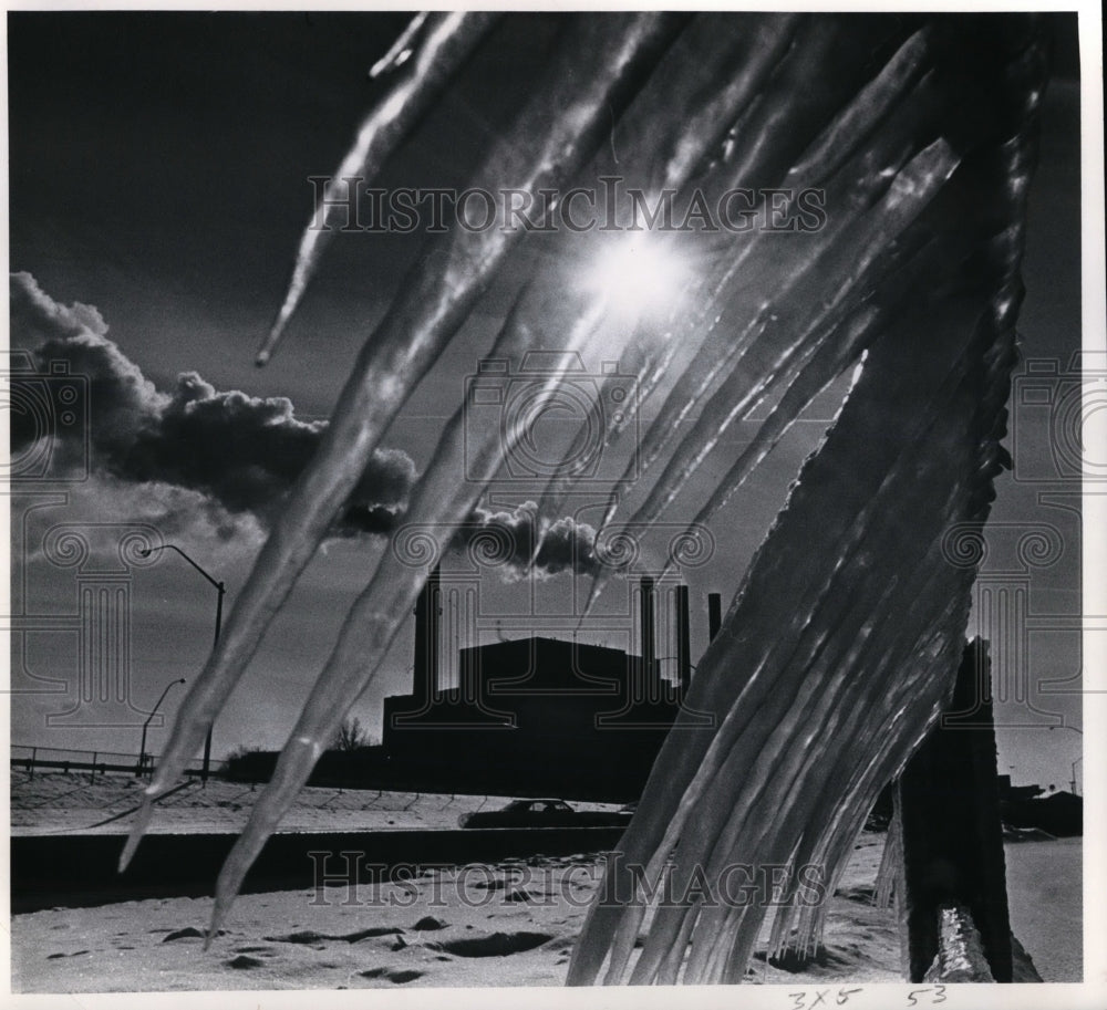 1971 Press Photo Gordon Park winter scene - Historic Images