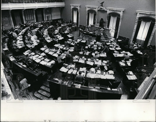 1974 Press Photo Ohio House of Representatives-Columbus Ohio - Historic Images
