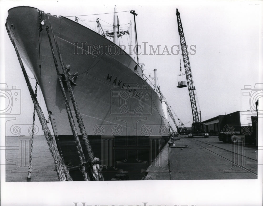 1966 Press Photo Makefjell ship - cvo01132 - Historic Images