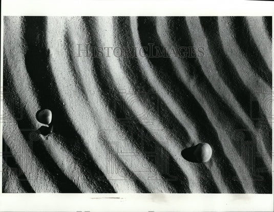 1986 Press Photo Sand aerial view - Historic Images
