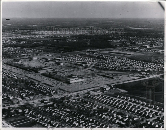 1966 Press Photo Southgate Shopping Center aerial view - Historic Images
