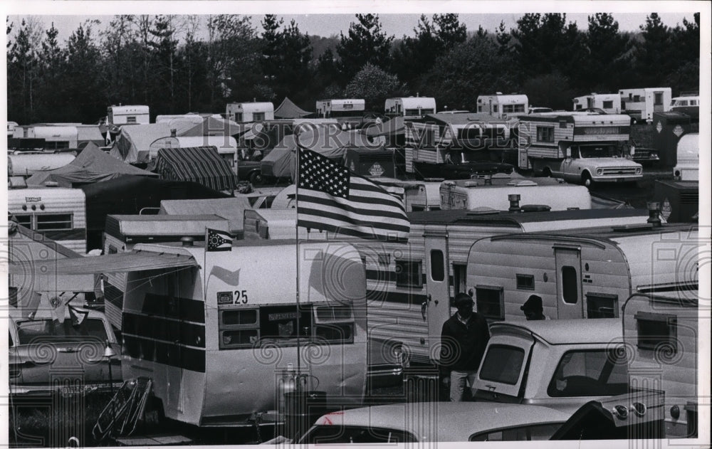 1967 Press Photo Pudnerson State Park-campers and hikers - Historic Images