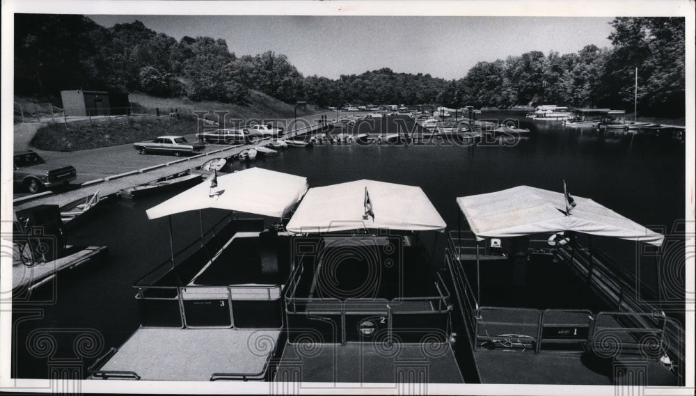 1972 Press Photo Burr Oak Lake State Park - Historic Images