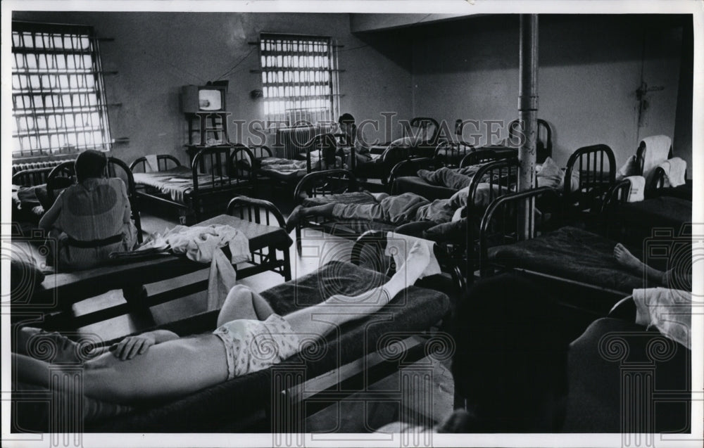 1969 Press Photo Cuyahoga County Jail - Historic Images