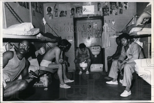 1971 Press Photo Cuyahoga County Jail - Historic Images