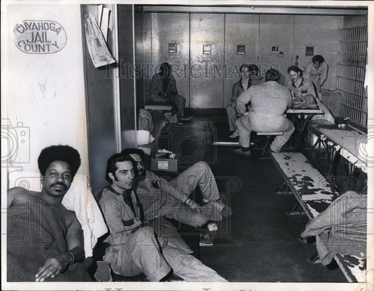 1971 Press Photo Cuyahoga County Jail - Historic Images