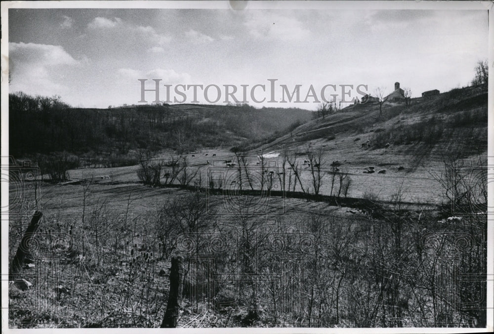 1971 Press Photo Belmont Company Strip Mining - Historic Images