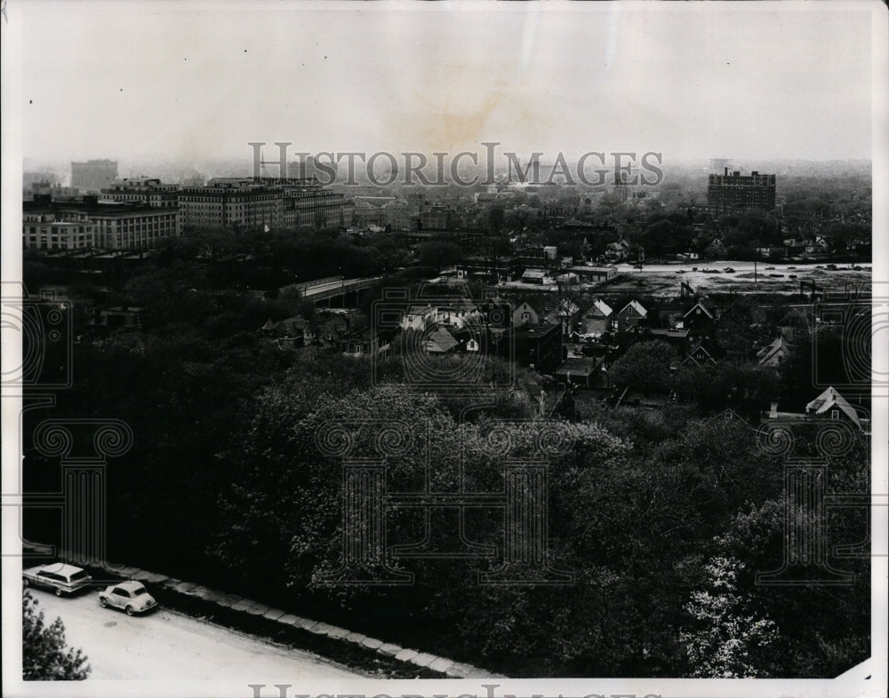 1961 Press Photo Waldorf Towers, 2300 Overlook Road Cleveland Heights Ohio - Historic Images