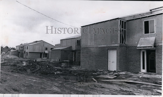 1971 Press Photo Interfaith Housing Corporation-old Central area - Historic Images