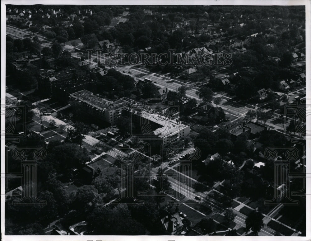 1968 Press Photo Lake Avenue NW Apartment project aerial view - Historic Images