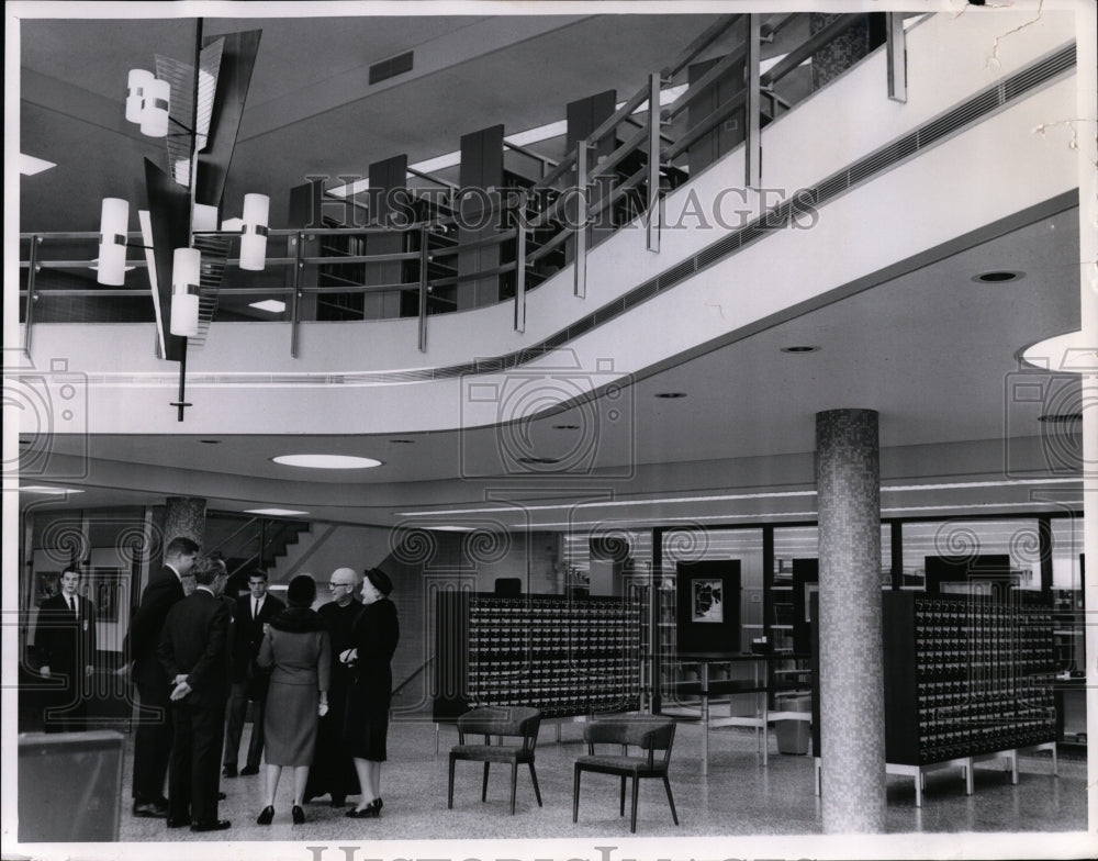 1961 Press Photo Rev Dunn, Pres of John Carroll University-Grasselli Library - Historic Images