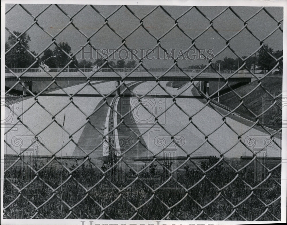 1971, I-90 Highway, Cleveland Ohio - cvo01690 - Historic Images