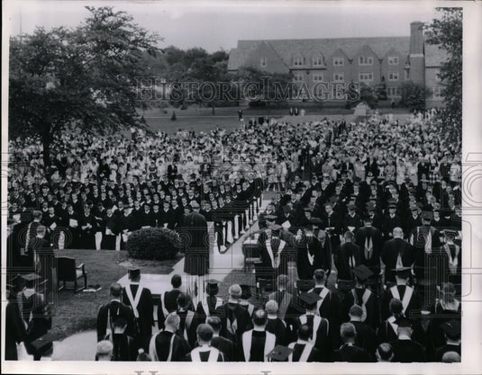 1963 Press Photo  John Carroll University Graduation - Historic Images