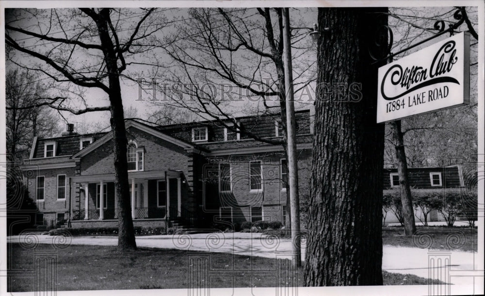 1968 Press Photo Clifton Club, 17884 Lake Road - Historic Images