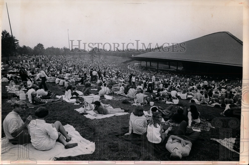 1969 Press Photo Cleveland Orchestra-Blossom Music Center - Historic Images