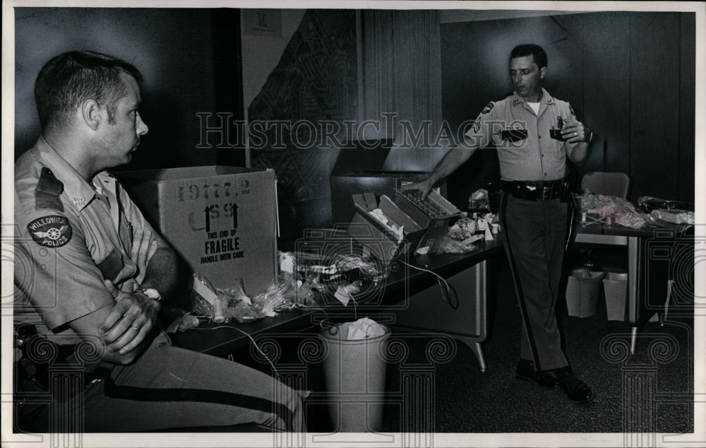 1970 Press Photo Willowick Police Sgt. Louis Orlando-drug raids - Historic Images