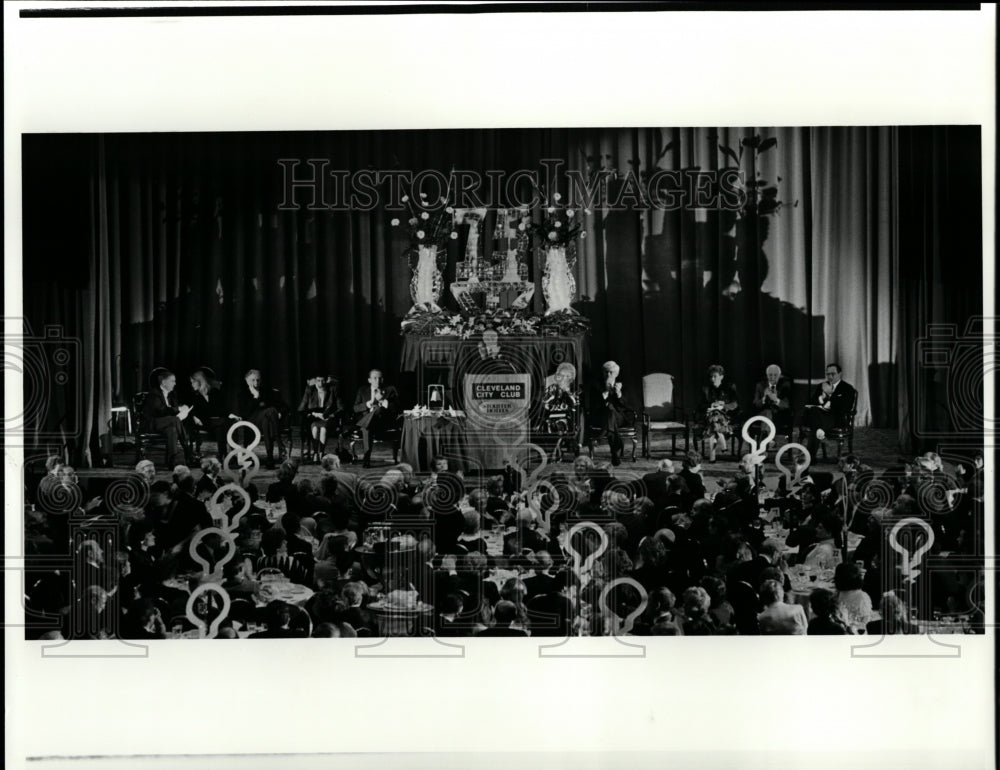 1987 Press Photo City Club-75th anniversary celebration - Historic Images