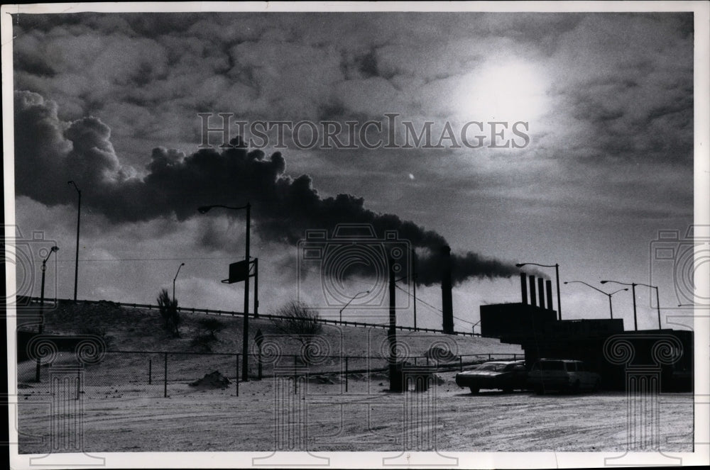 1971 Press Photo Cleveland Electric Illuminating Company Plant - Historic Images