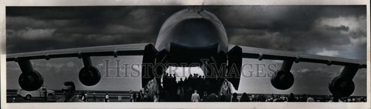 1972 Press Photo C-5A, the largest cargo plane-National Air Show - Historic Images