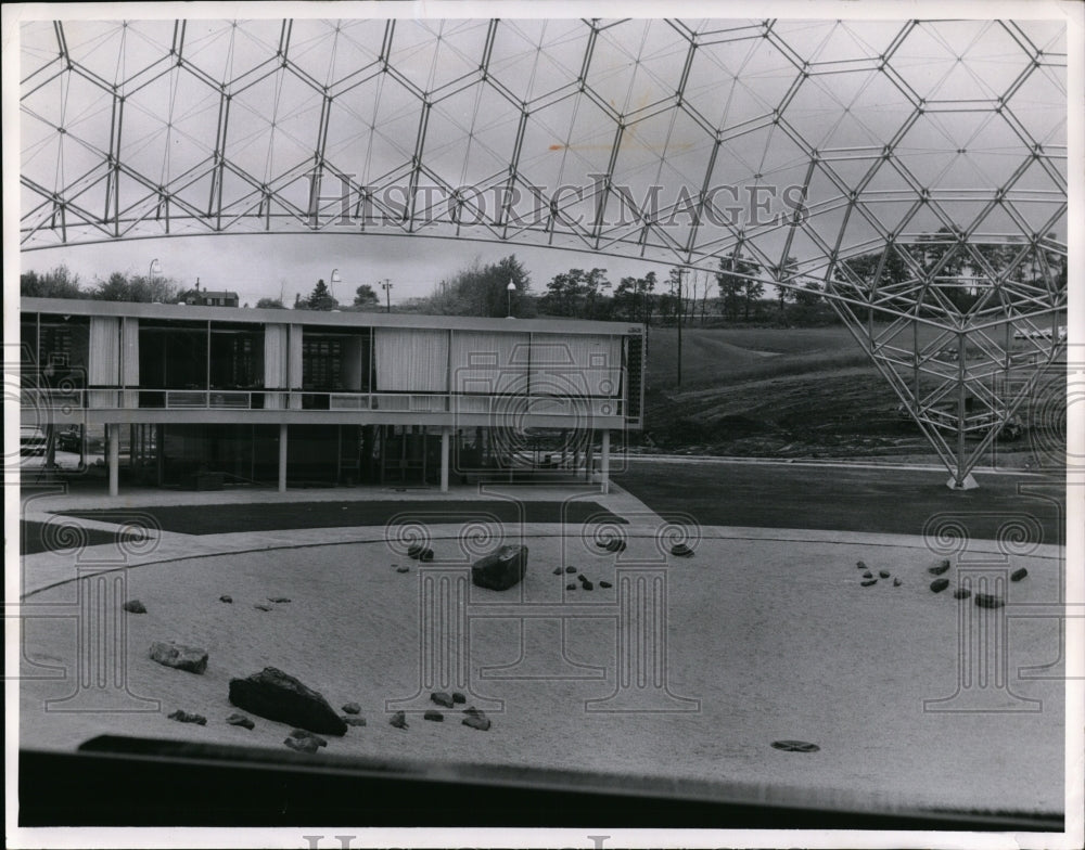 1959 Press Photo American Society for Metal Geodetic Dome - Historic Images