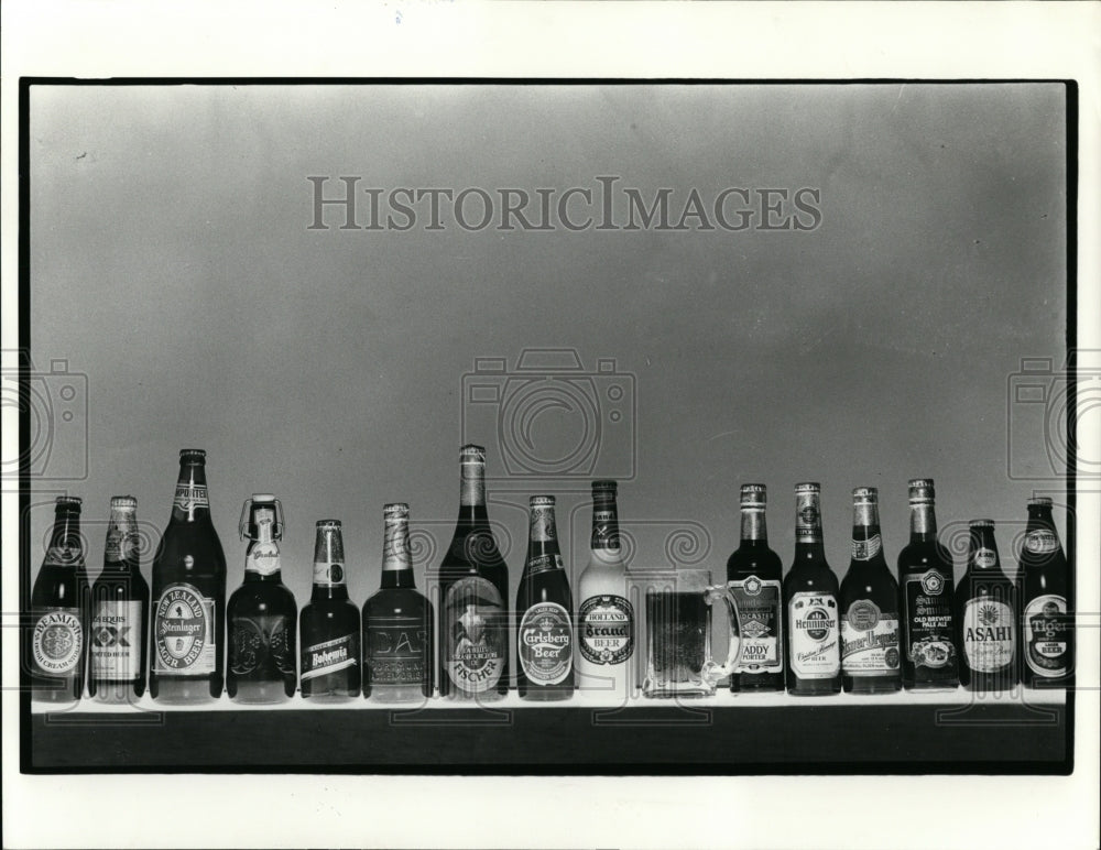 1985 Press Photo Beer Industry - Historic Images