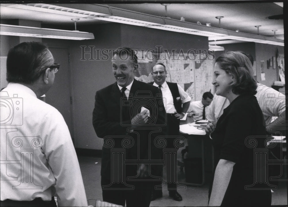 1965 Press Photo Ted Princerte, Robert Manny-Sailor, Doris O'Donnell, Sid Elsner - Historic Images