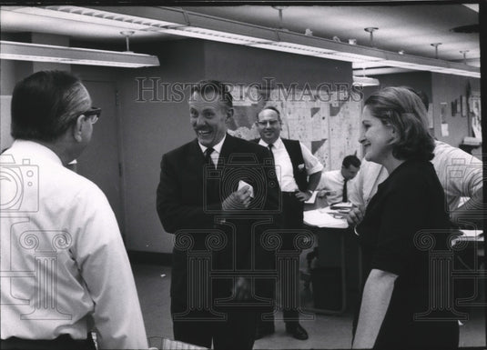 1965 Press Photo Ted Princerte, Robert Manny-Sailor, Doris O'Donnell, Sid Elsner - Historic Images