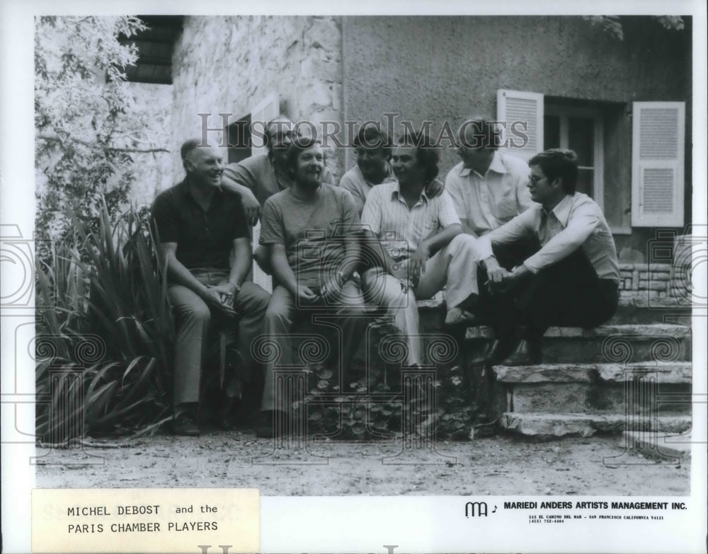 1980 Press Photo Michel Debost French Flutist and the Paris Chamber Players - Historic Images