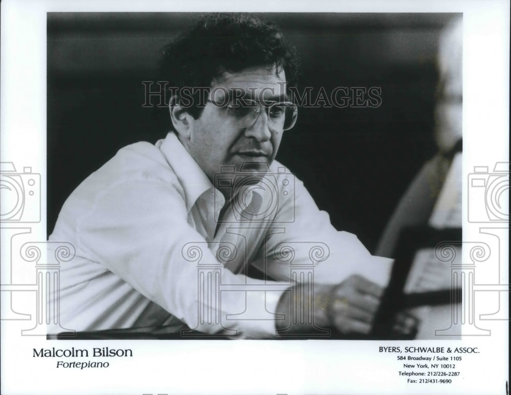 1991 Press Photo Malcolm Bilson Pianist Musicologist Teacher of Fortepiano - Historic Images