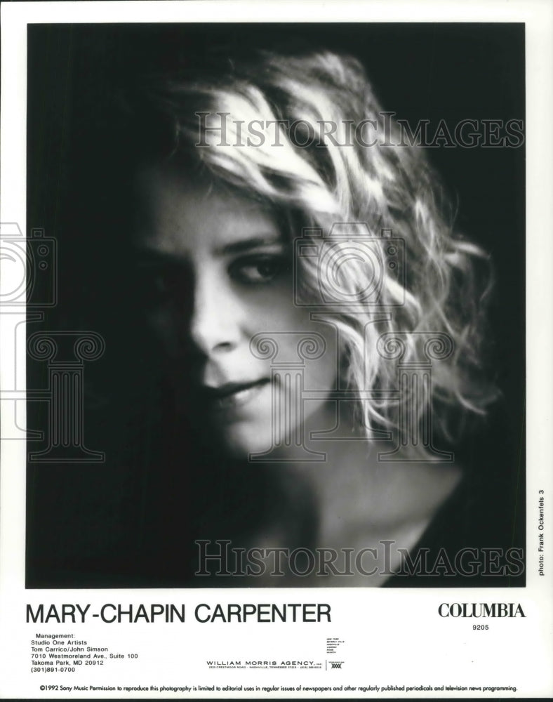 1993, Mary Chapin Carpenter Country Music Singer Songwriter Musician - Historic Images