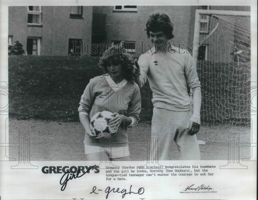 1982, Gordon John Sinclair and Dee Hepburn in Gregory&#39;s Girl - Historic Images