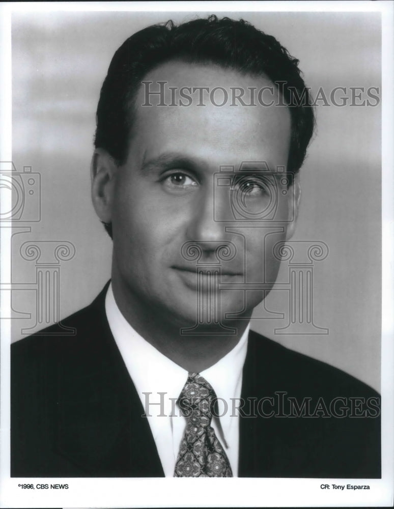 1996 Press Photo Jose Diaz-Balart Co-Anchor CBS This Morning - cvp09853 - Historic Images