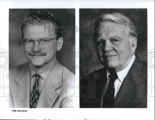 1996 Press Photo CBS News Reporters - cvp10004 - Historic Images