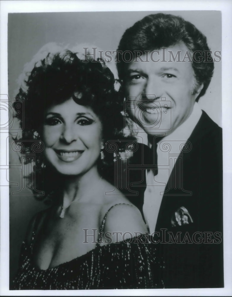 1982 Press Photo Steve Lawrence and Edyie Gormet Pop Music Singing Duo - Historic Images