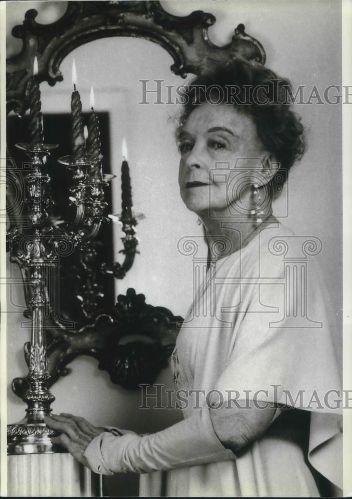 1983 Press Photo Lillian Gish Silent Movie Actress - cvp14480 - Historic Images