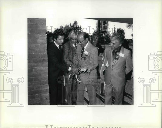 1981 Press Photo Parris Girves Ken Filax Harold Bayless John Fellouzis - Historic Images