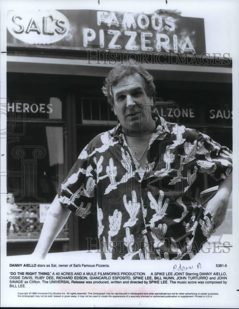1989 Danny Aiello in Do the Right Thing-Historic Images