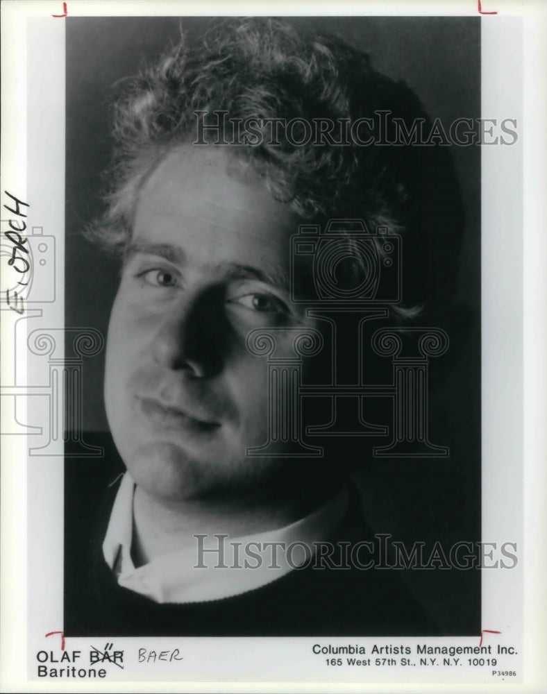 1994, Olaf Baer Baritone - cvp15494 - Historic Images