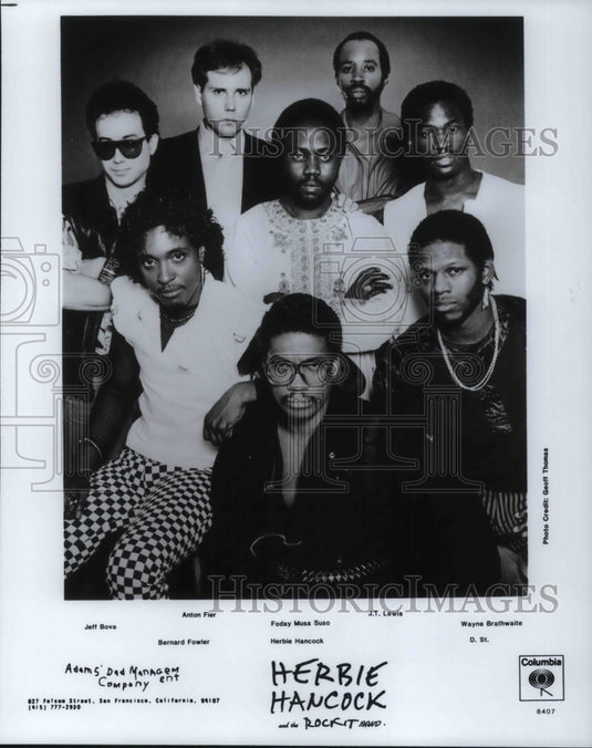 1986 Herbie Hancock Anton Fier JT Lewis Jeff Bova Bernard Fowler-Historic Images
