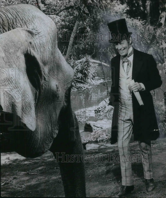 1966 Press Photo Rex Harrison in Doctor Dolittle - cvp16498 - Historic Images